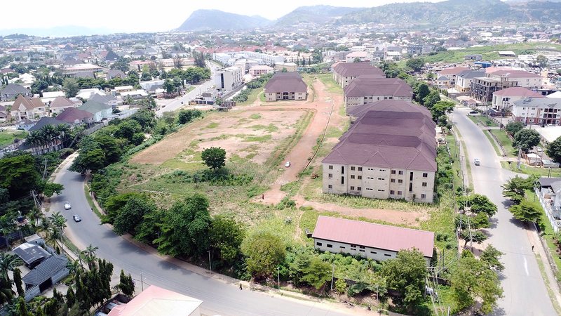 Aerial view of a Chelsea Group education campus site