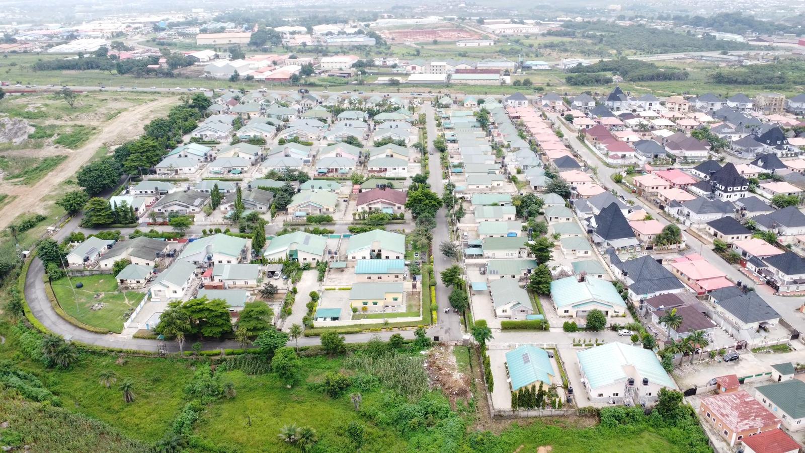 Aerial view of Mbora Estate, a residential development by Patnasonic Industries
